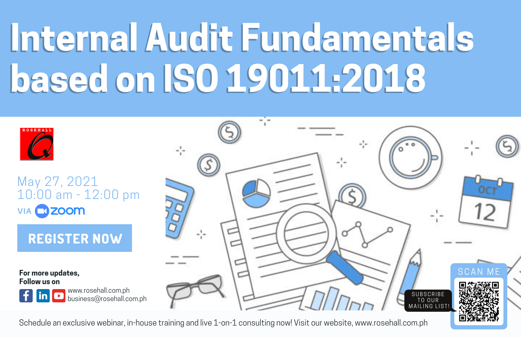 Internal Audit Fundamentals Based On Iso 19011 2018 Rosehall