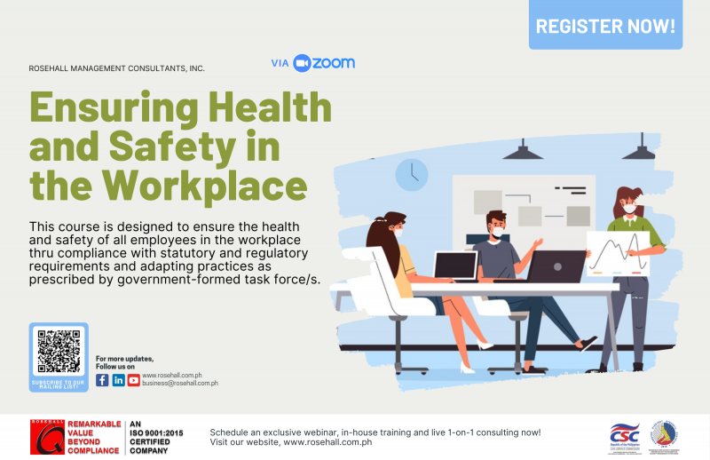 Ensuring Health and Safety in the Workplace - ROSEHALL Management ...